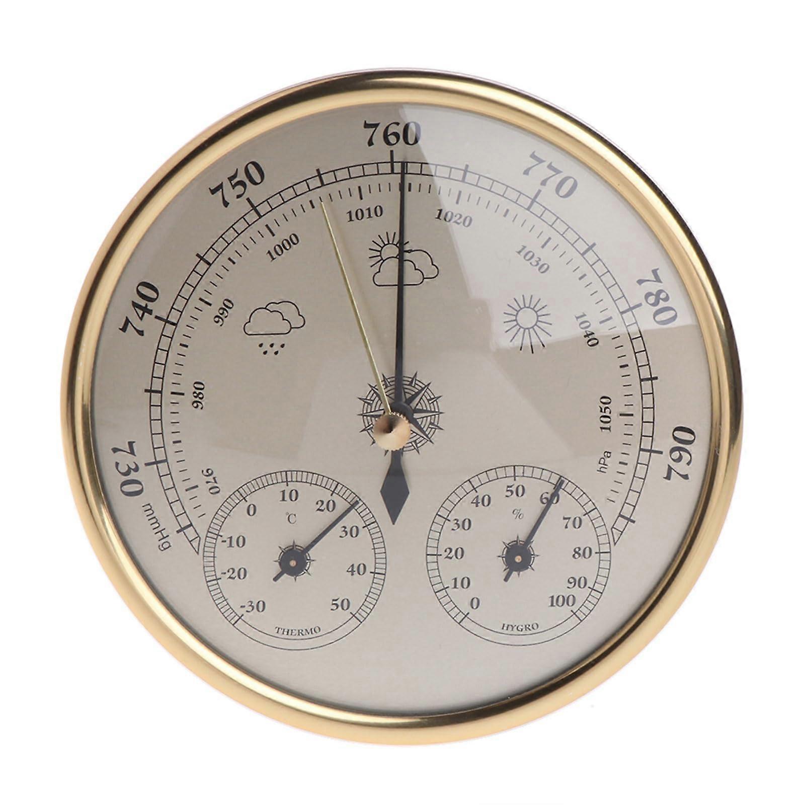 Three in One Household Temperature Humidity Pressure Barometer for Hanging or Placing on a