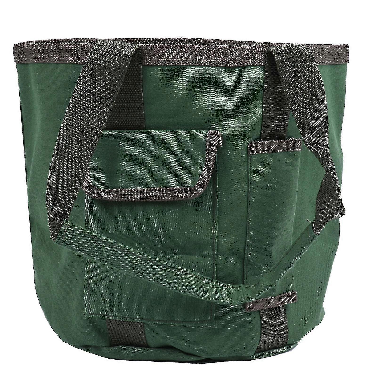 Waterproof Bucket Tool Bag Garden Tote Storage Pouch Multi Function Tool Bucket Organizer