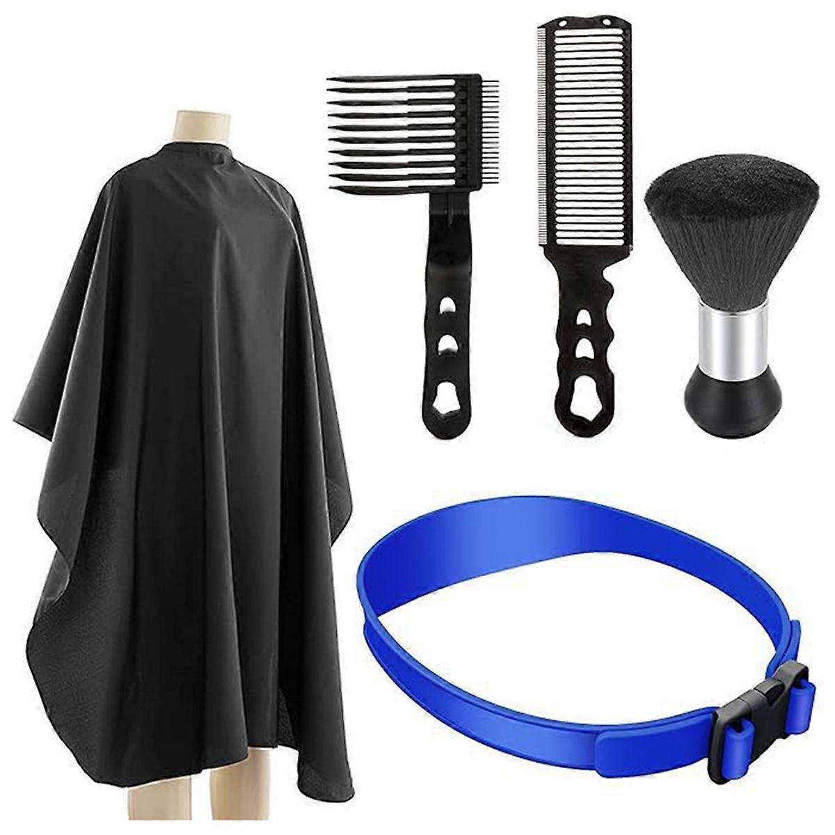 Fade Hair Trimming Guide for Men Set Neckline Shaving Template and Clipper Comb Adjustable Curved H