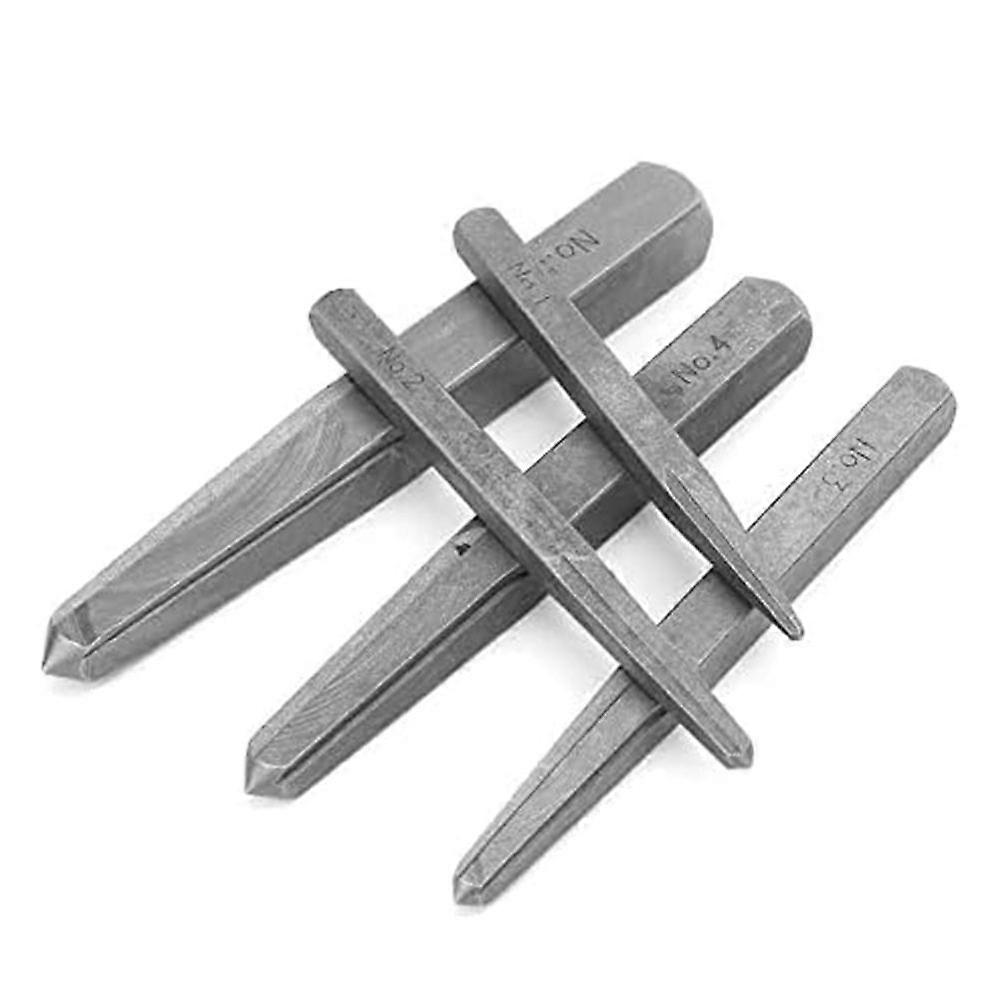 5 PCS Screw Extractor Set,Square Type Straight Fluted Screw Extractor Set Easy Out Removal Tool