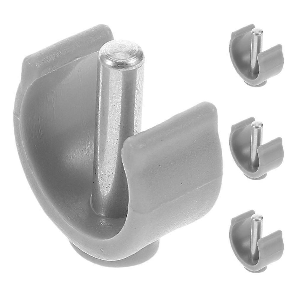 4pcs C-Shape Latch Clamp For Walking Stick Reusable Cane Accessories Easy Installation And Removal Pin Locks For Walkers Stylish And Reliable