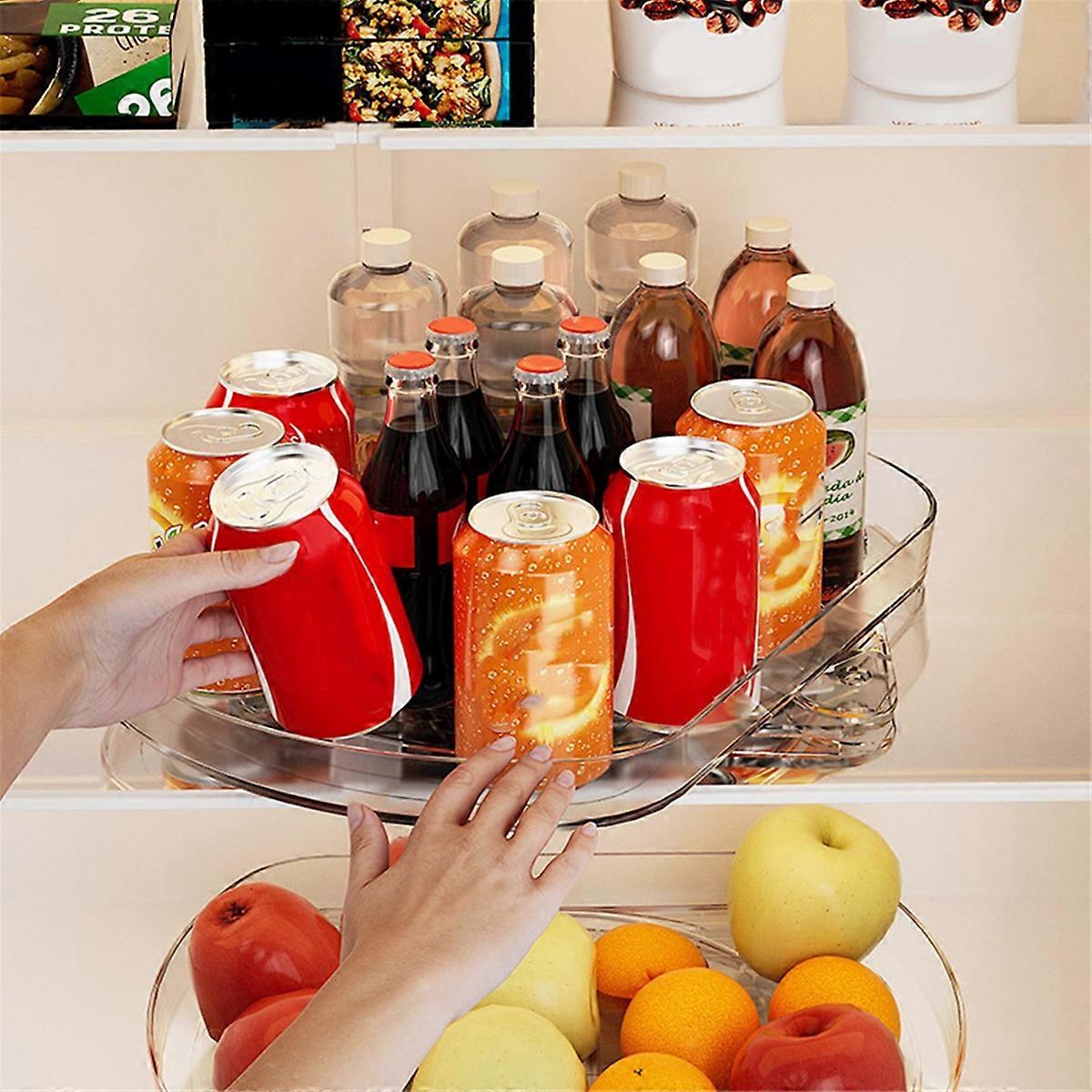 Storage Turntable for Refrigerator, parent Swivel Fridge Lazy Turntable Organizer,For Fridge, P