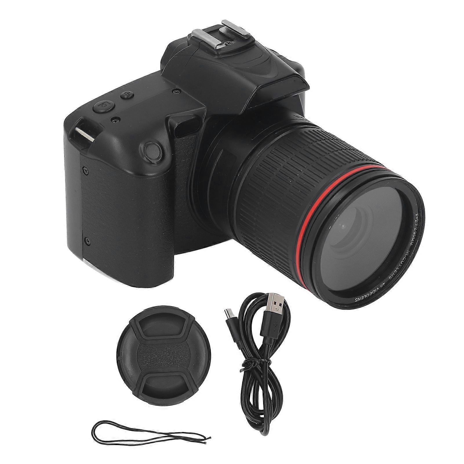 Digital Camera 3 Inch IPS Screen 4K 64MP 16x Digital Zoom Night Vision Wireless Dual Cameras Camcorder with Memory Card 128G