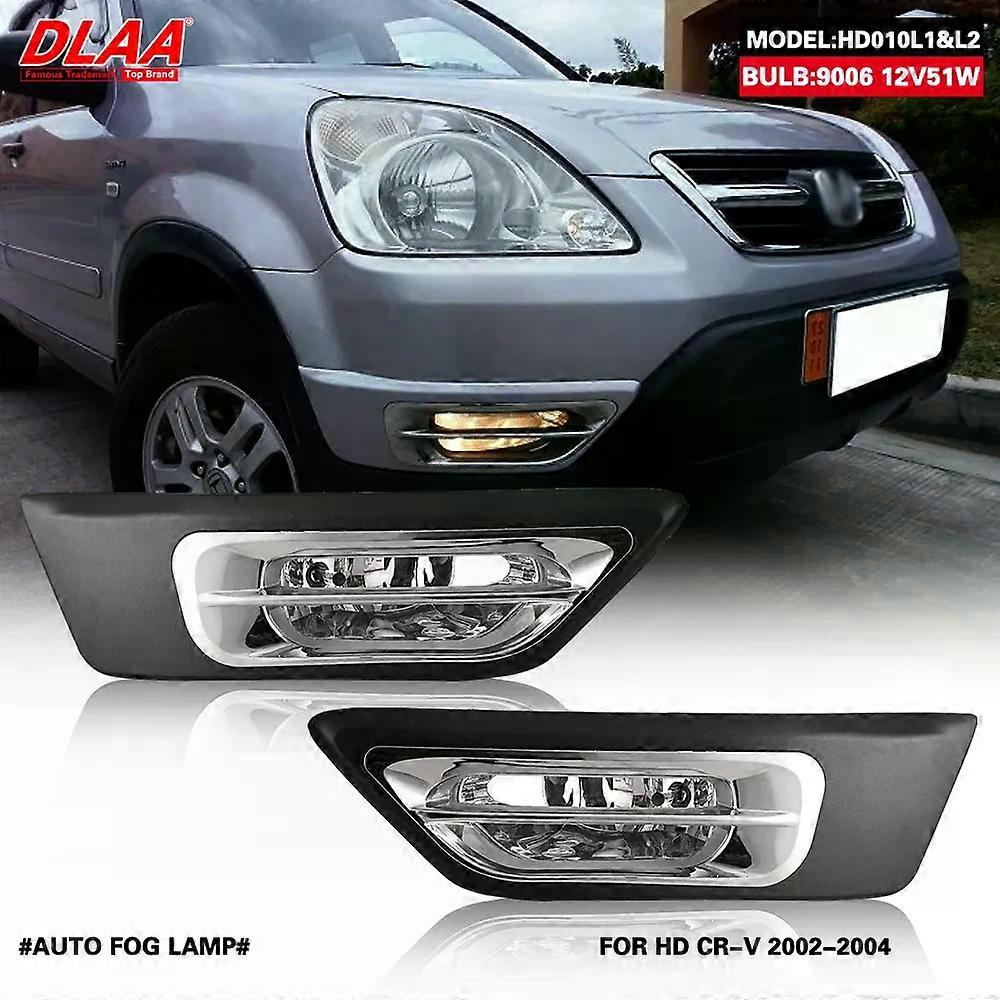 High qualityDLAA For CRV 2002 2003 2004 Front Fog Lights Car Styling Spot Light Fog Lamps With Switch - 1 Pair