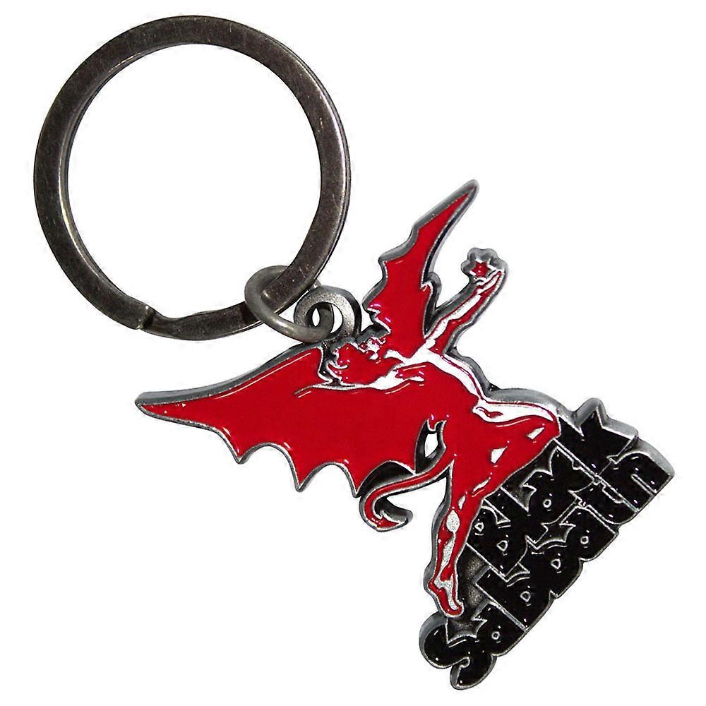 Black Sabbath Logo And Daemon Keyring Keychain