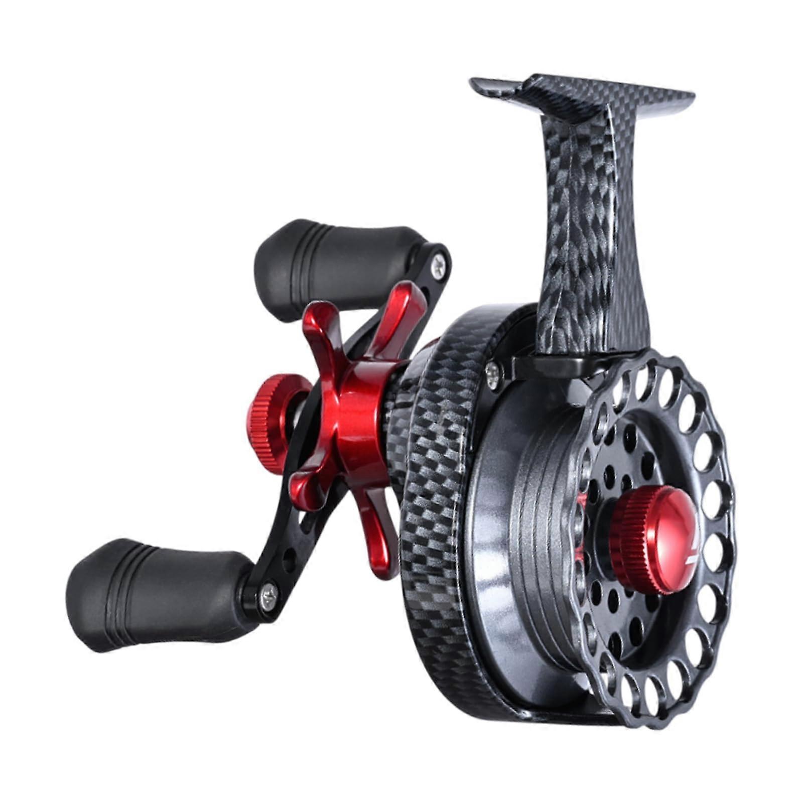 left/right hand holds 4kg air ice fishing reels 3 5:1 ratio