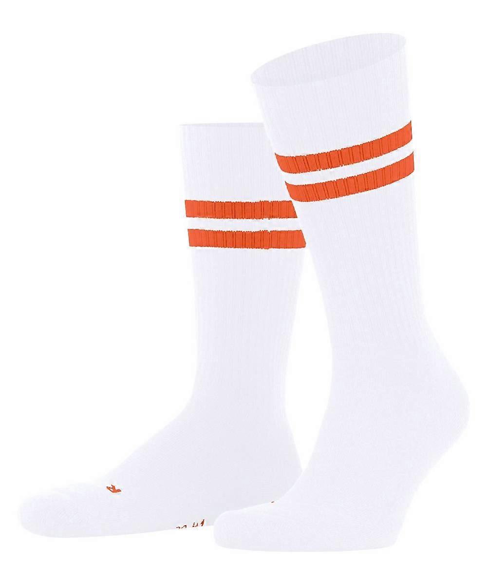 Falke Dynamic Socks - White/Hibiscus Orange