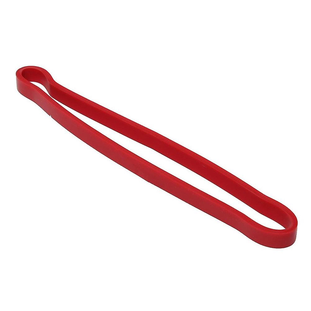 Flat Latex Elastic Resistance Band for Resistance Training Pilates and Physical Therapy 61x1.9x0.45cm (Red)