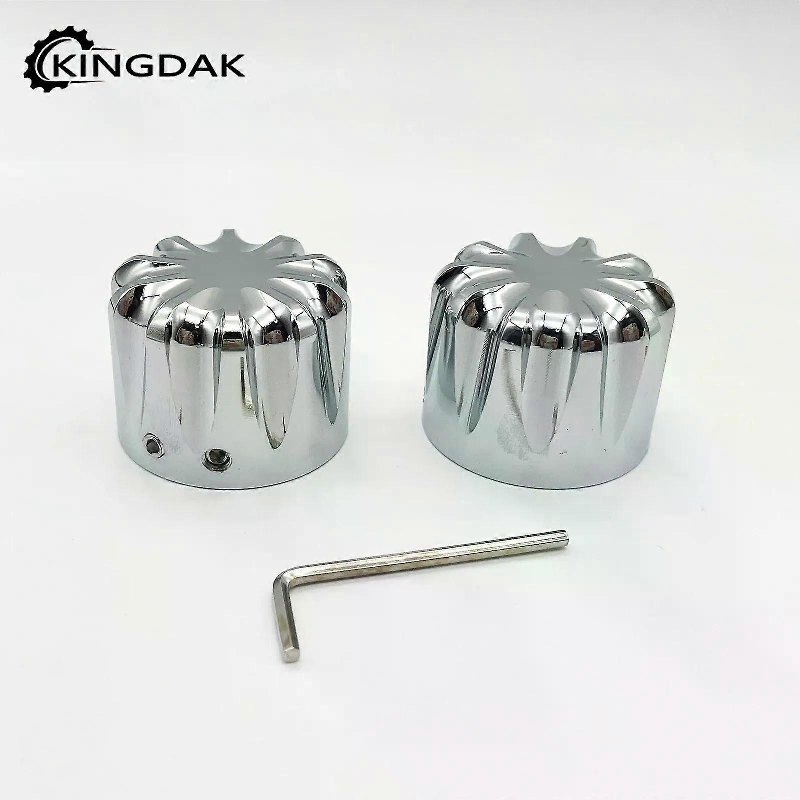 Motorcycle CNC Front Axle Nut Bolt Cover Cap Suitable for Harley Sportster XL 883 1200 Dyna Street Bob VRSCA V Rod Touring Softail