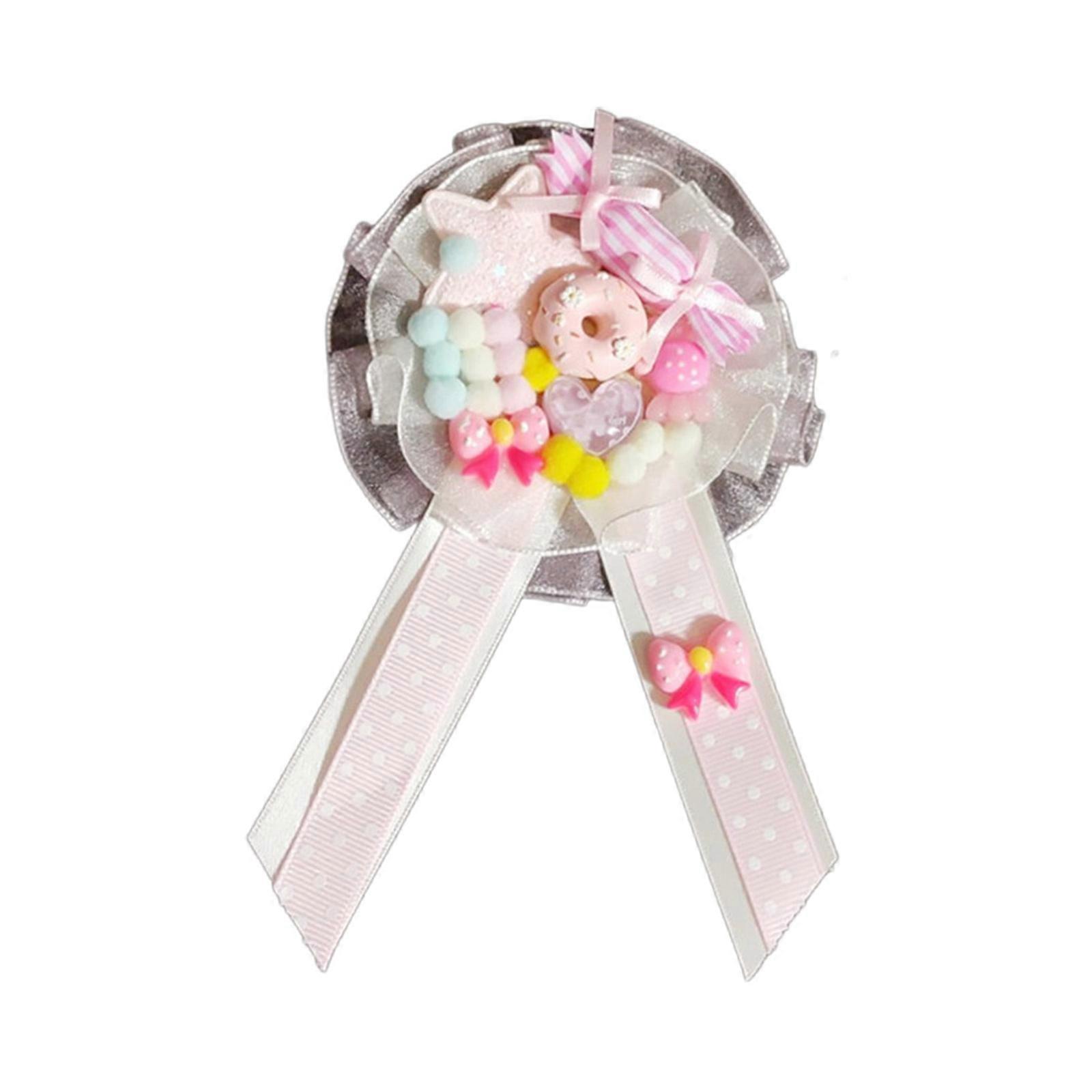 Lovely Hair Clips for Girls Non Slip Hair Barrettes Children Cute Sweet Bowknot Flower Shape Brooches Hair Pins 2in1