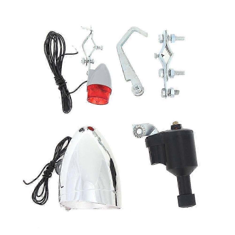 Tail Light with Motorized Dynamo Generator for 6V 3W Bicycle Accessories