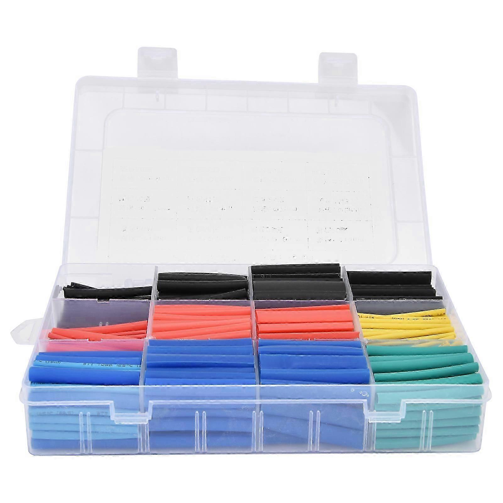 Heat Shrink Tubing Insulation Protection Shrinkable Kit Combination Set Colorful560pcs