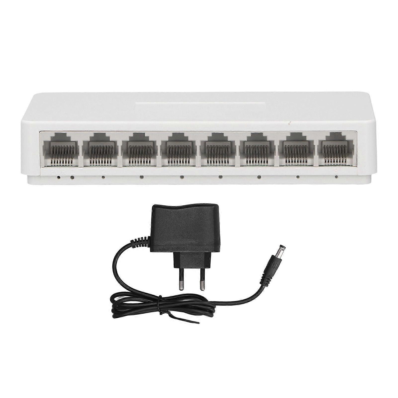 Monitorizare switch Gigabit Ethernet ZX-G1008S cu 8 porturi de înaltă calitate dedicat