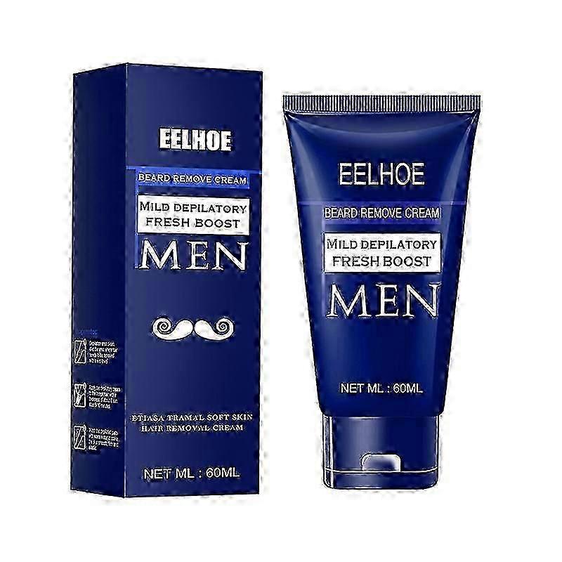 קרם להסרת שיער זקן לגברים קרם מסיר שיער מרגיע ללא כאבים קרם יעיל להסרת שיער לרוב סוגי העור