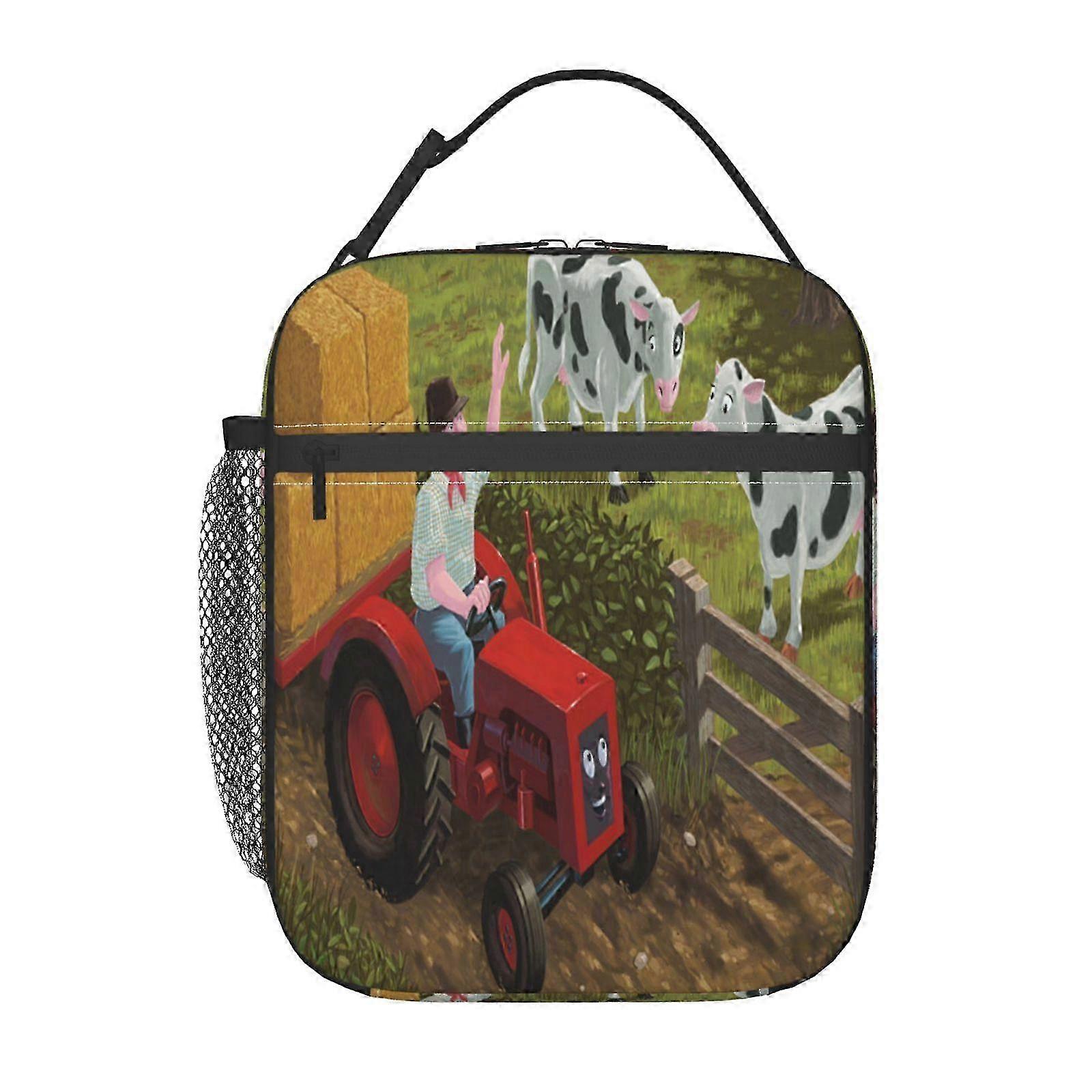 Happy Farm Lunch Boxes with Digital Temperature Display, Real-Time Monitoring of Internal Conditions, Compatible with Various Brands