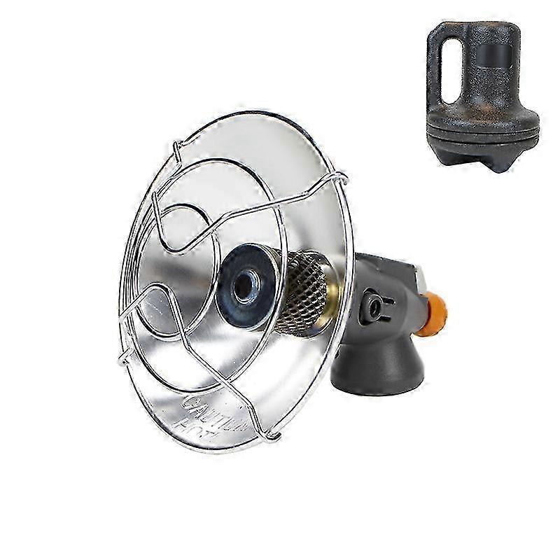 Compact Gas Booster Heater, Portable Butane Heater for Camping, Multifunctional 2 in 1 Heater for Indoor and Outdoor Use - Ideal for Various