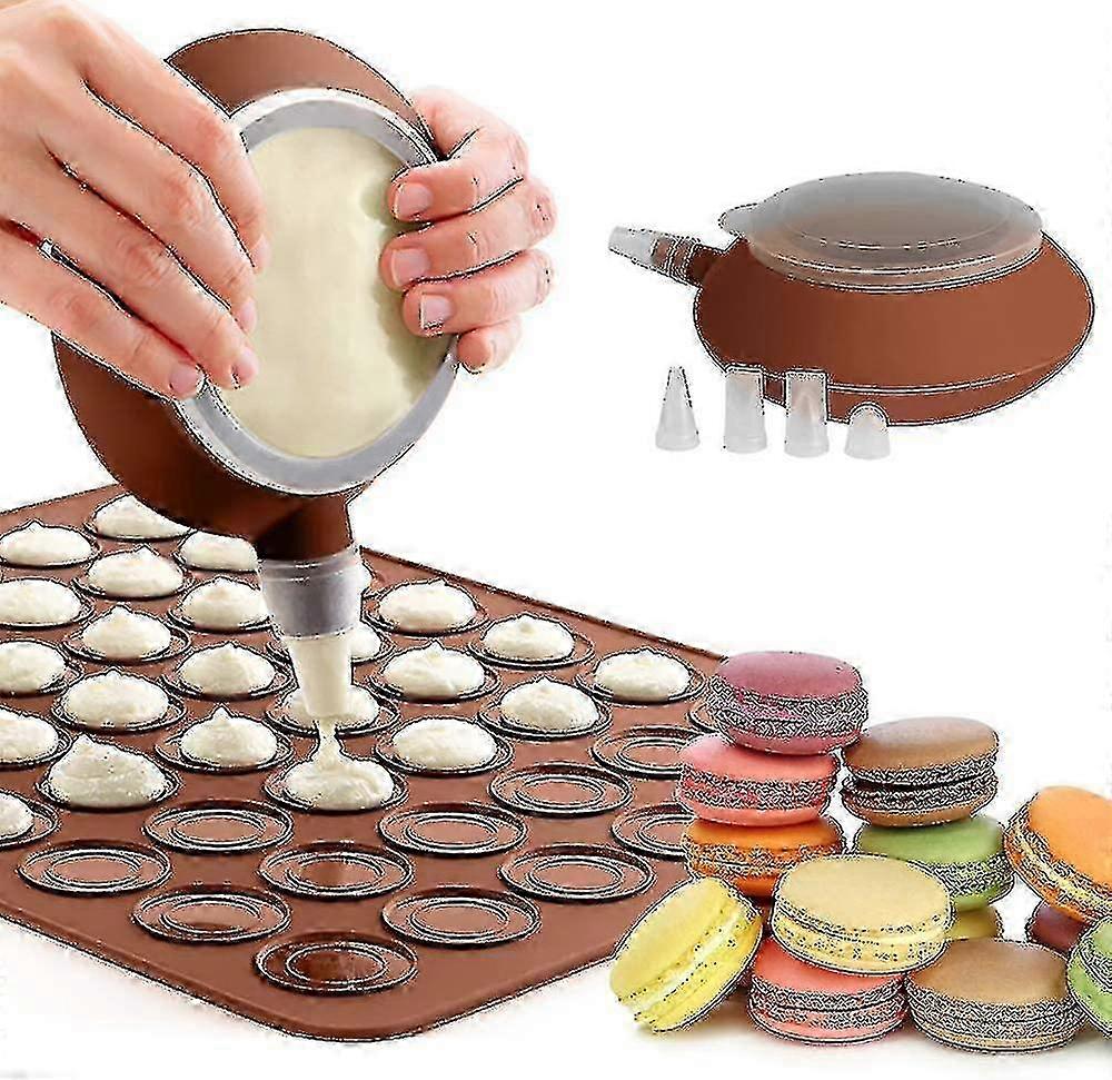 2024 Macaron Backset mit Dekorationsstift
