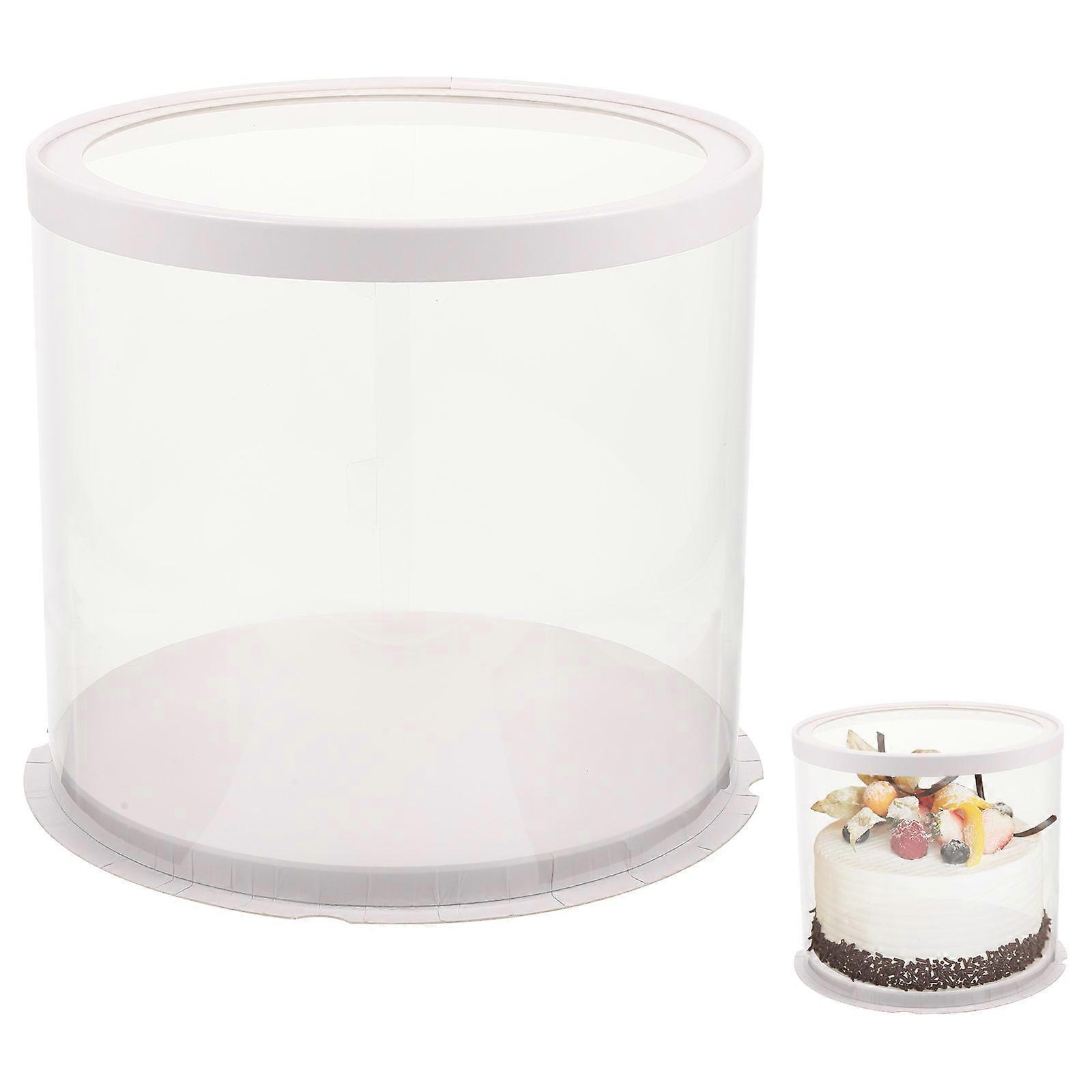 Versatile Cake Packing Box with High Clarity for Visible Delights Inside