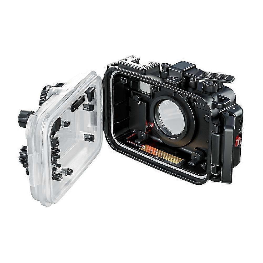 Tg7 Camera Waterproof Case Housing Case For Action Camera Underwater 60m/195ft Diving Protective Case With 52mm Threaded Interface & 67mm Lens Adapter