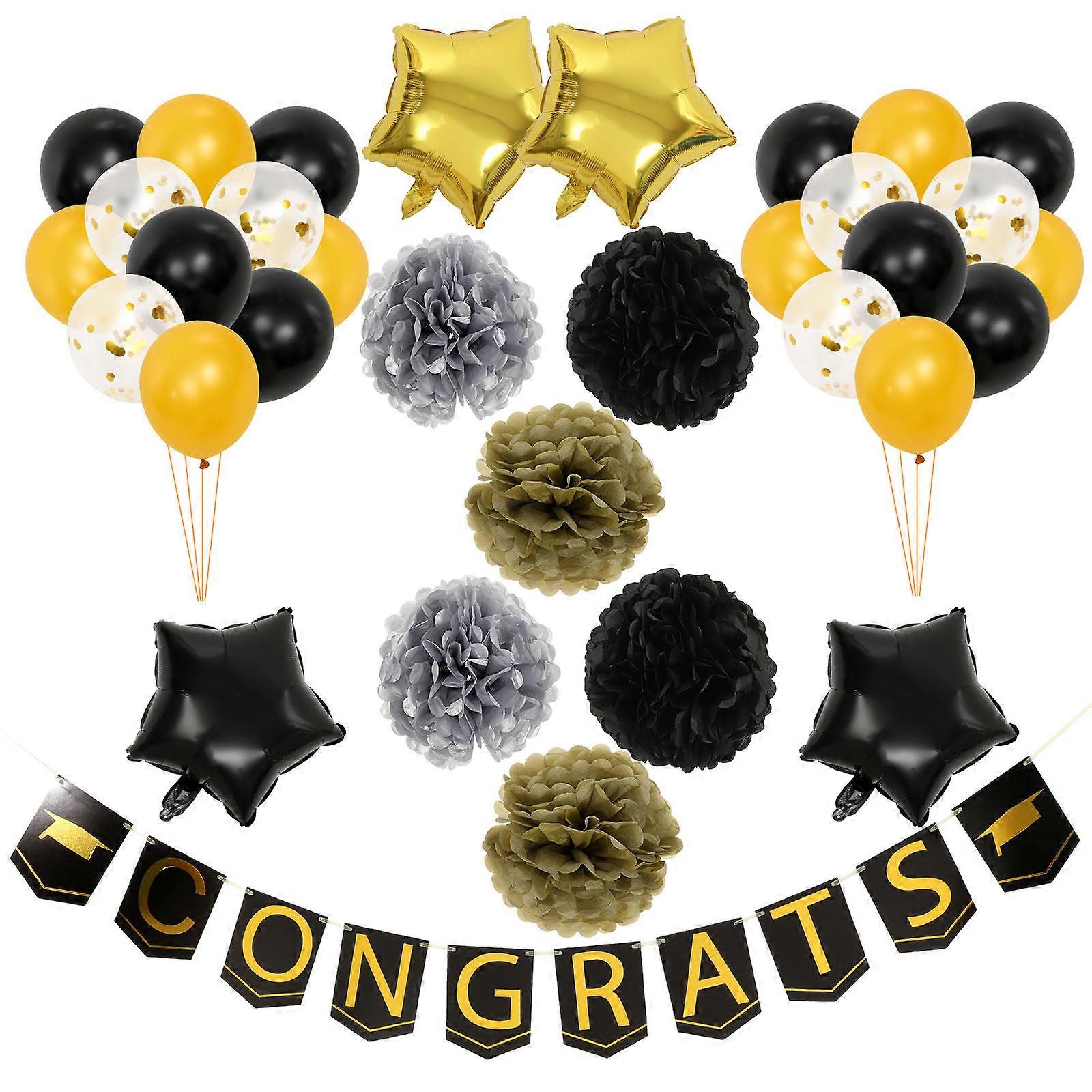 Graduation Balloons Set, Perfect Props for Event Photography, Convenient Usage