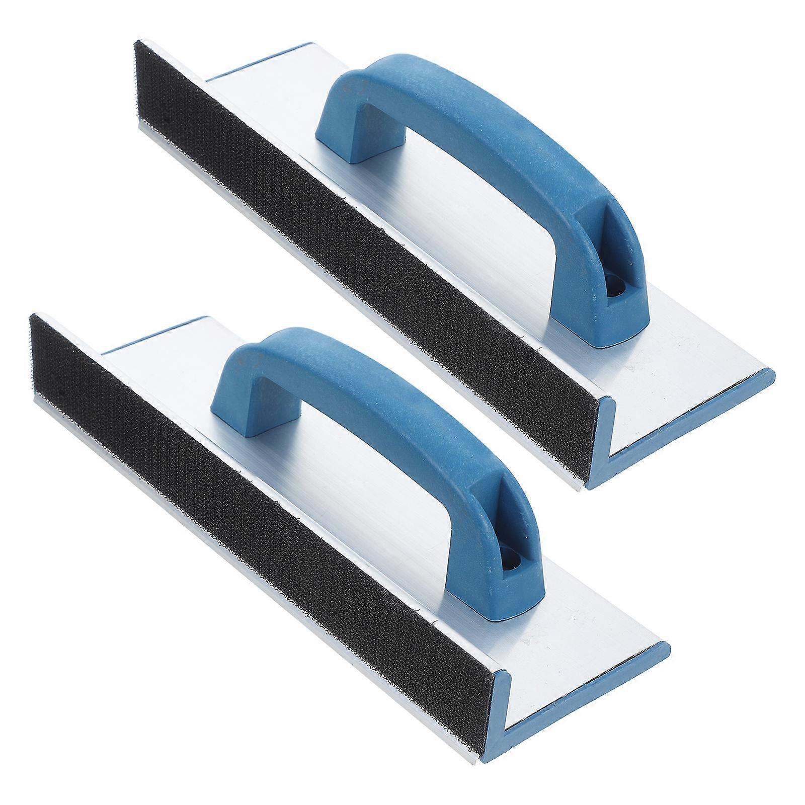 Versatile Sandpaper Holder for Wood and Metal, Featuring Ergonomic Handle for Comfort