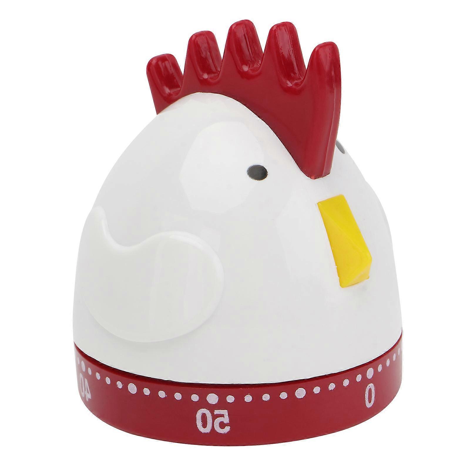 A **mechanical kitchen timer** in the shape of a **rooster** is a charming and functional tool for cooking and baking, especially for those who