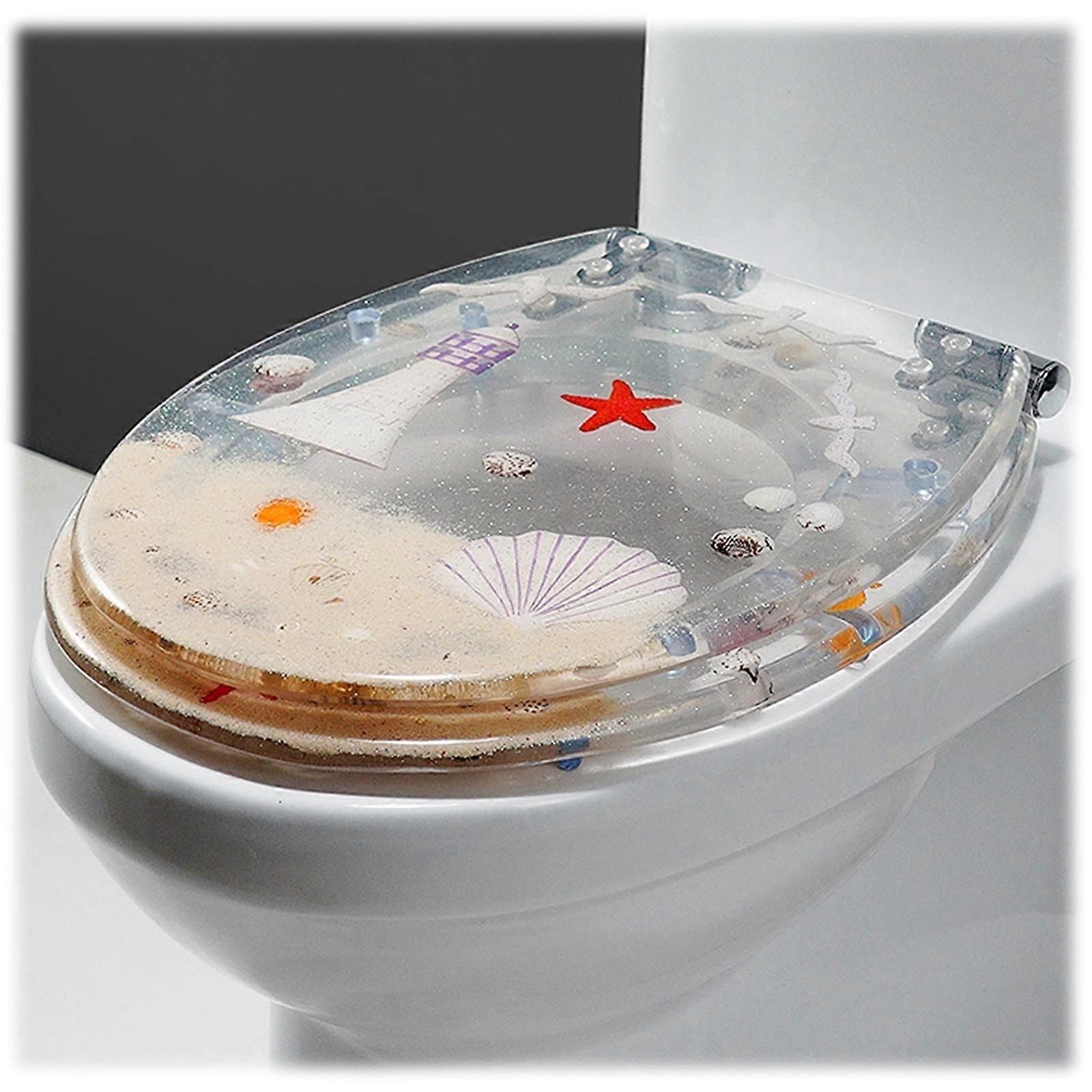Quick Release Toilet Seat, with Soft Close, Oval Eco Friendly Resin Seat