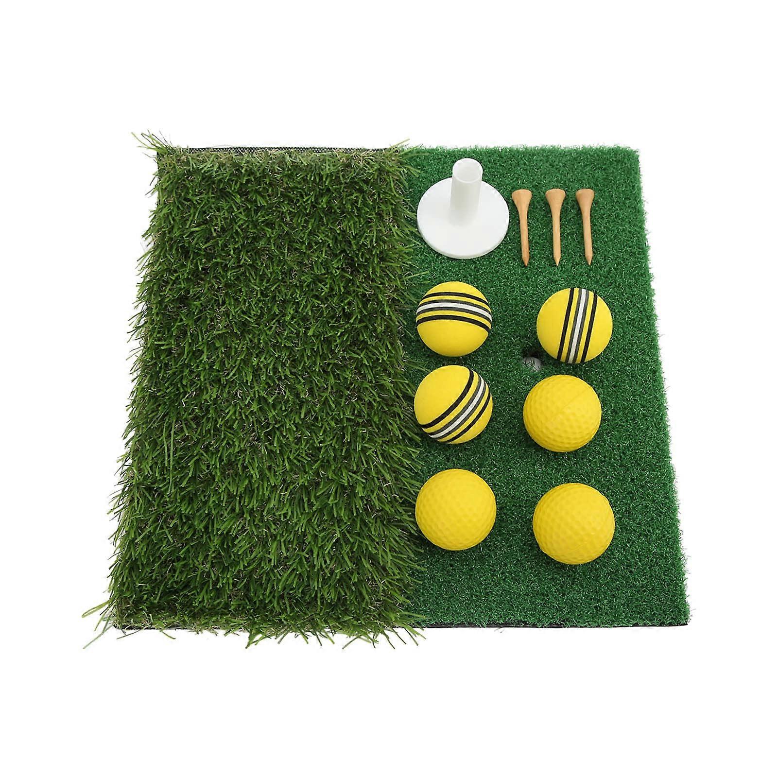 Drive Carpet, Mini NonSlip Typing Carpets, Artificial Grass EVA Lightwood for Sports and Exercise