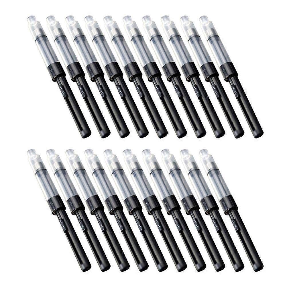 Fountain Pen Ink Converter with Plastic Design Black Color 30pcs
