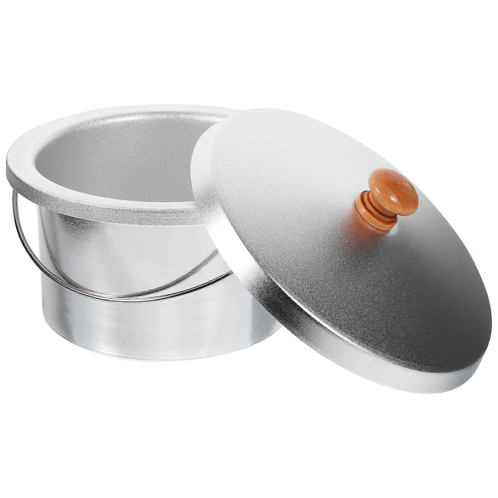 1 Set Non-stick Wax Melting Container Wax Melting Pot Iron Pot For Wax Heater With Lid