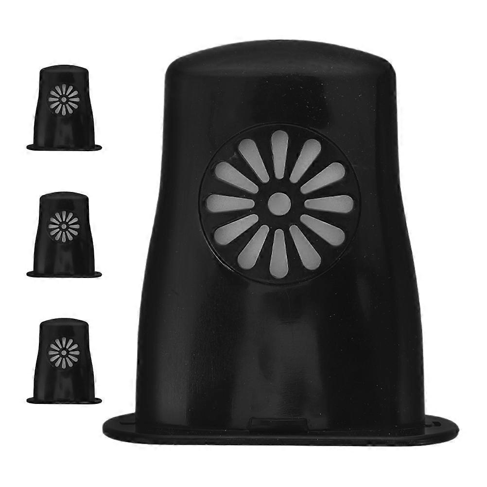 Black Acoustic Guitar Humidifier for Preventing Cracking 4Pcs Set