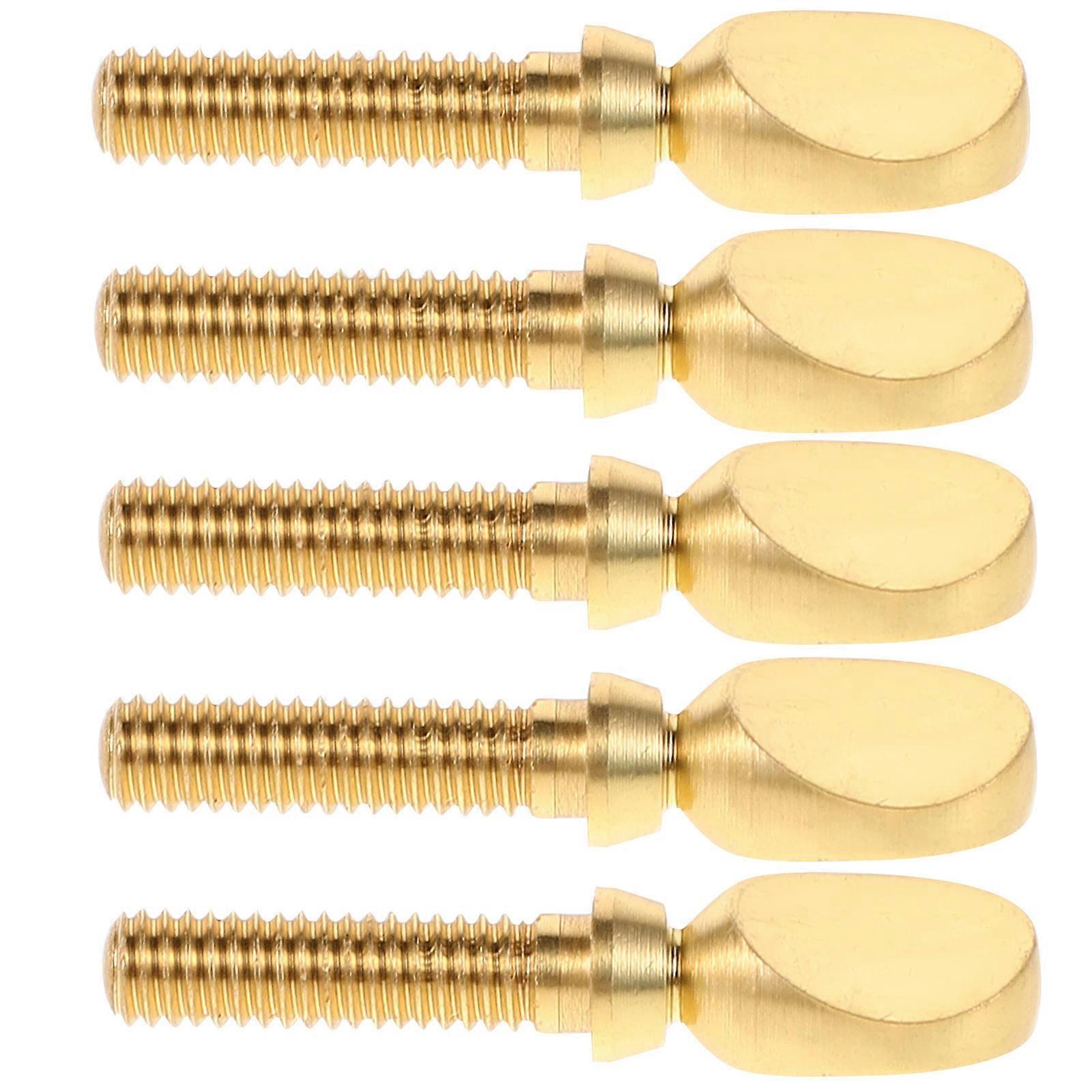 Metal Saxophone Replacement Part for Soprano Alto Saxophone Practice Sessions Performance Golden 5Pack