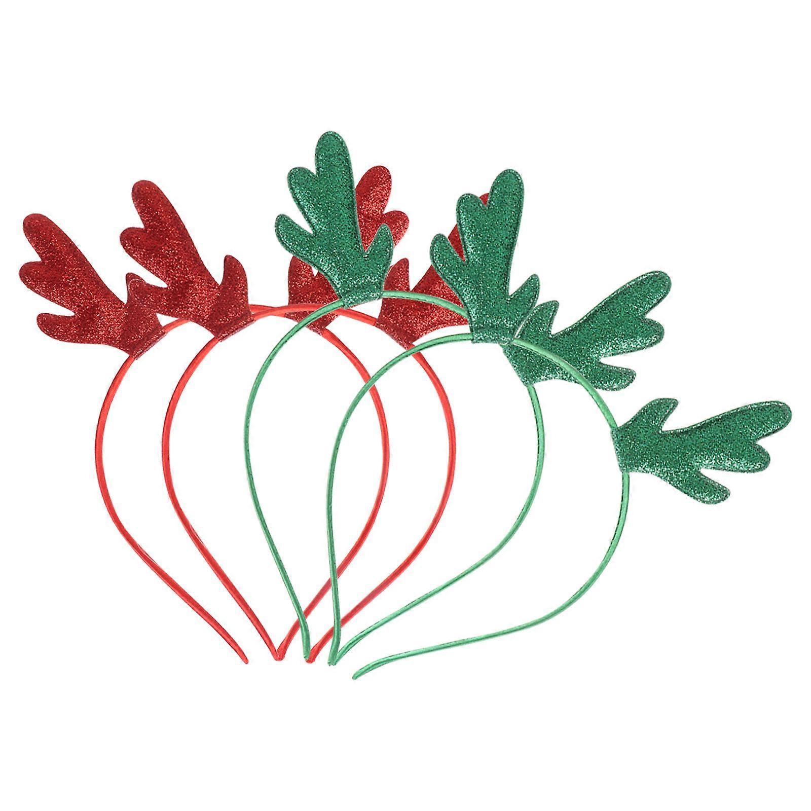 Dovolená Čelenka Sobí parohy Vánoční večírky Příslušenství Polyester 4ks