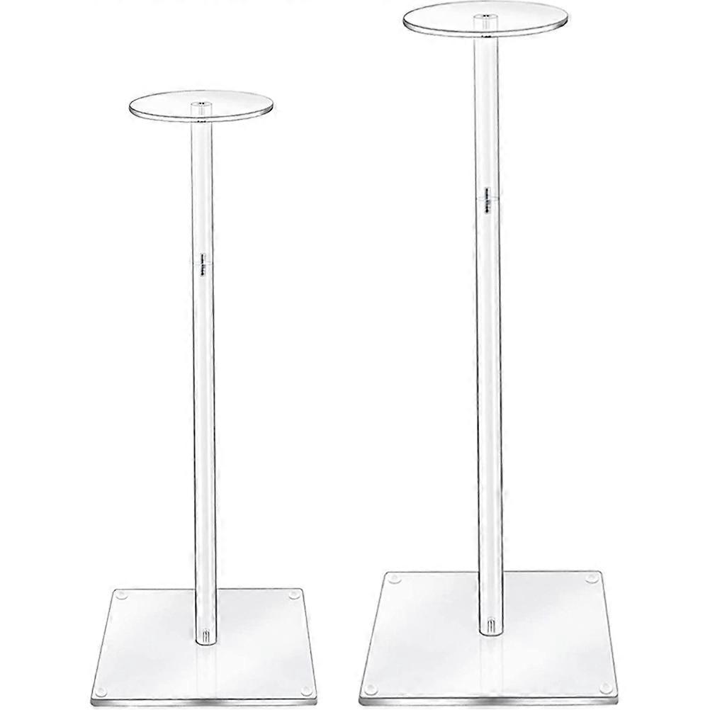 Adjustable Transparent Acrylic Cap Display Rack with Removable Shelf – Multifunctional Hat and Jewelry Organizer for Bedroom, Vanity, or Dresser –