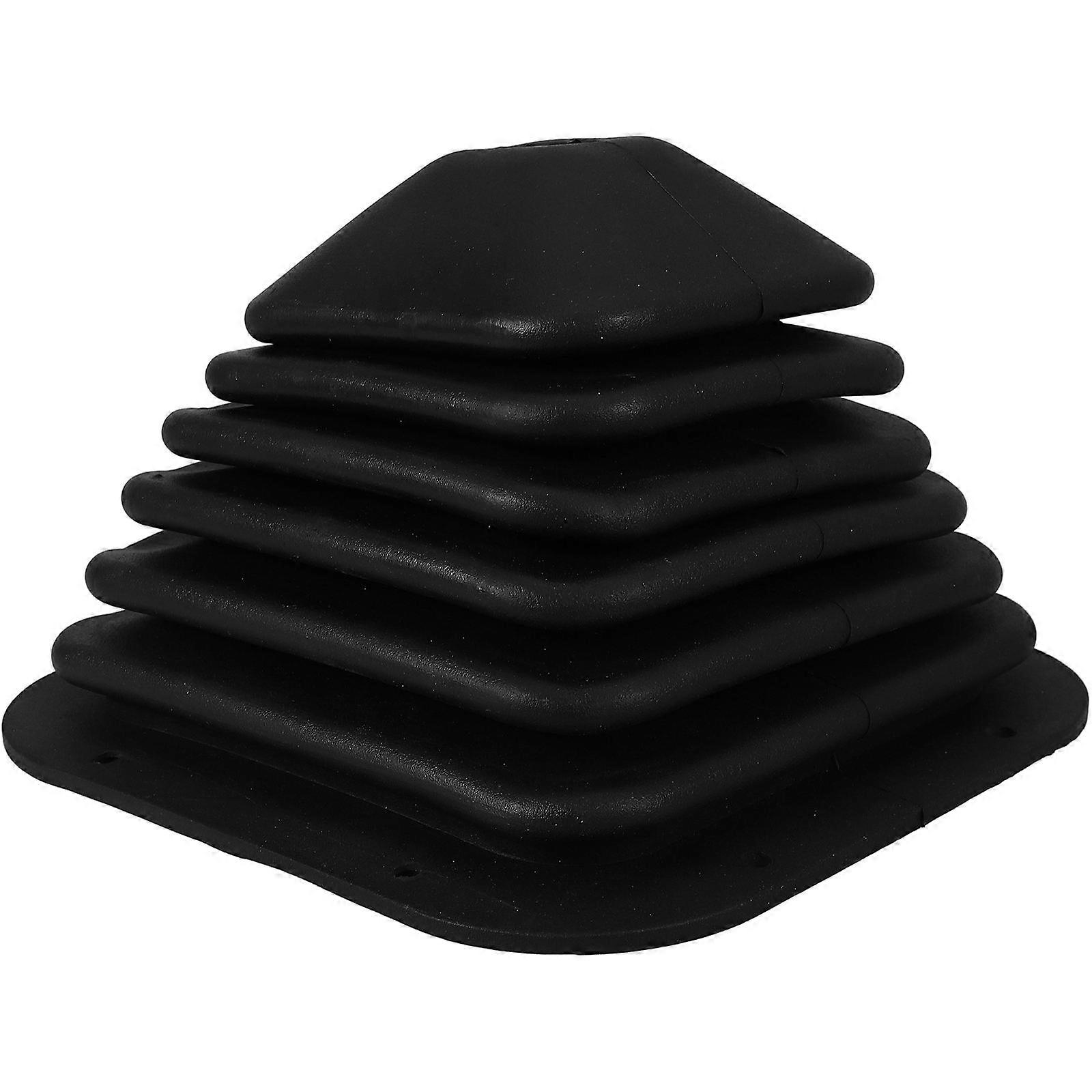 Automobile Shift Lever Cover Prevent Debris Entry Black 1Set