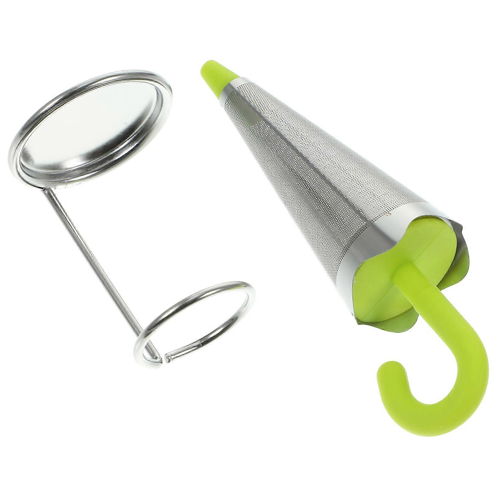 Convenient Tea Leaf Strainer Stainless Steel Reusable Fine Mesh Office Use 1Set