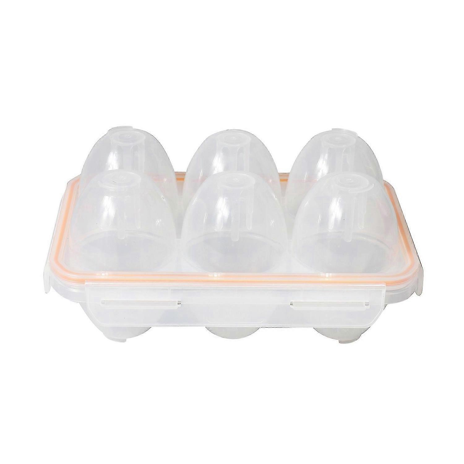 Portable Camping Shockproof and Leakproof 6 Eggs Carrier Container Case Eggs Carrier Holder Egg Stor