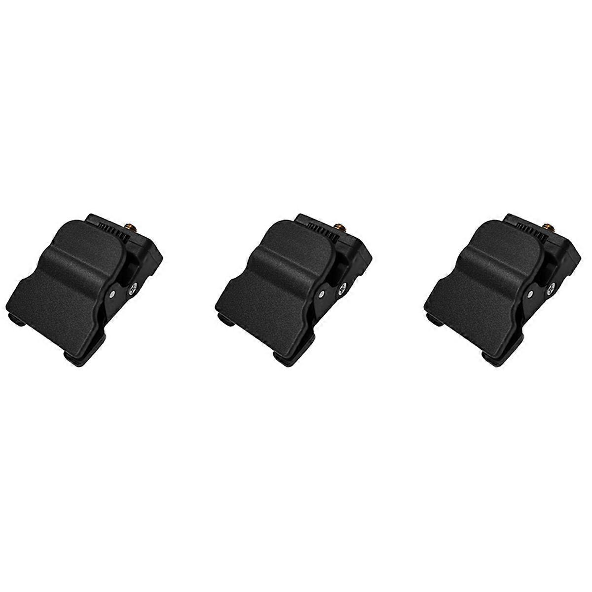 3X Fill Light Clip Camera Flash Holder Mini 1/4 Screw Mount Universal Phone Tripod Tablet Mount Clam