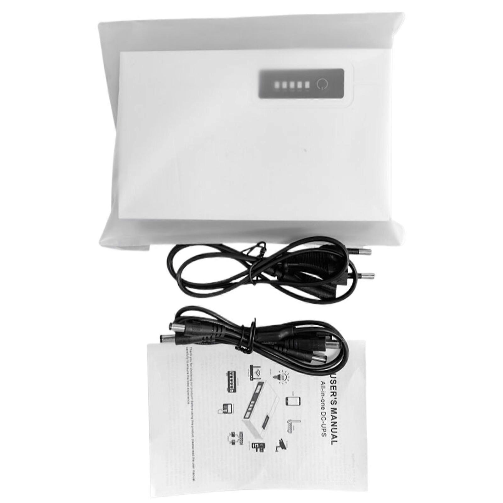 Uninterruptible Power Supply Portable backups Power Adapters 10400mAh backups Power Supply for Modem Security Camera Multicolor