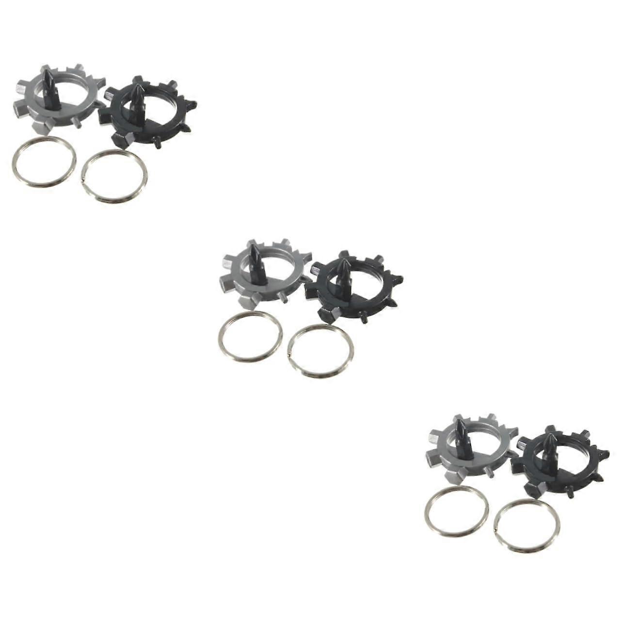 3in1 Screwdriver with 12 Functions, Bottle Opener, Keysersdnger Vise, Bike Repair Tool, Bicycle Repair Screwdriver, 2 Pieces 3