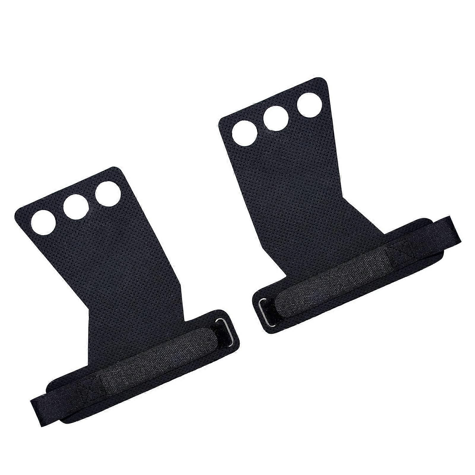 3-Hole Palm Protection Pad for Non-Slip Hand Grip, Large Size for Weightlifting and Gymnastics Training, Durable Material