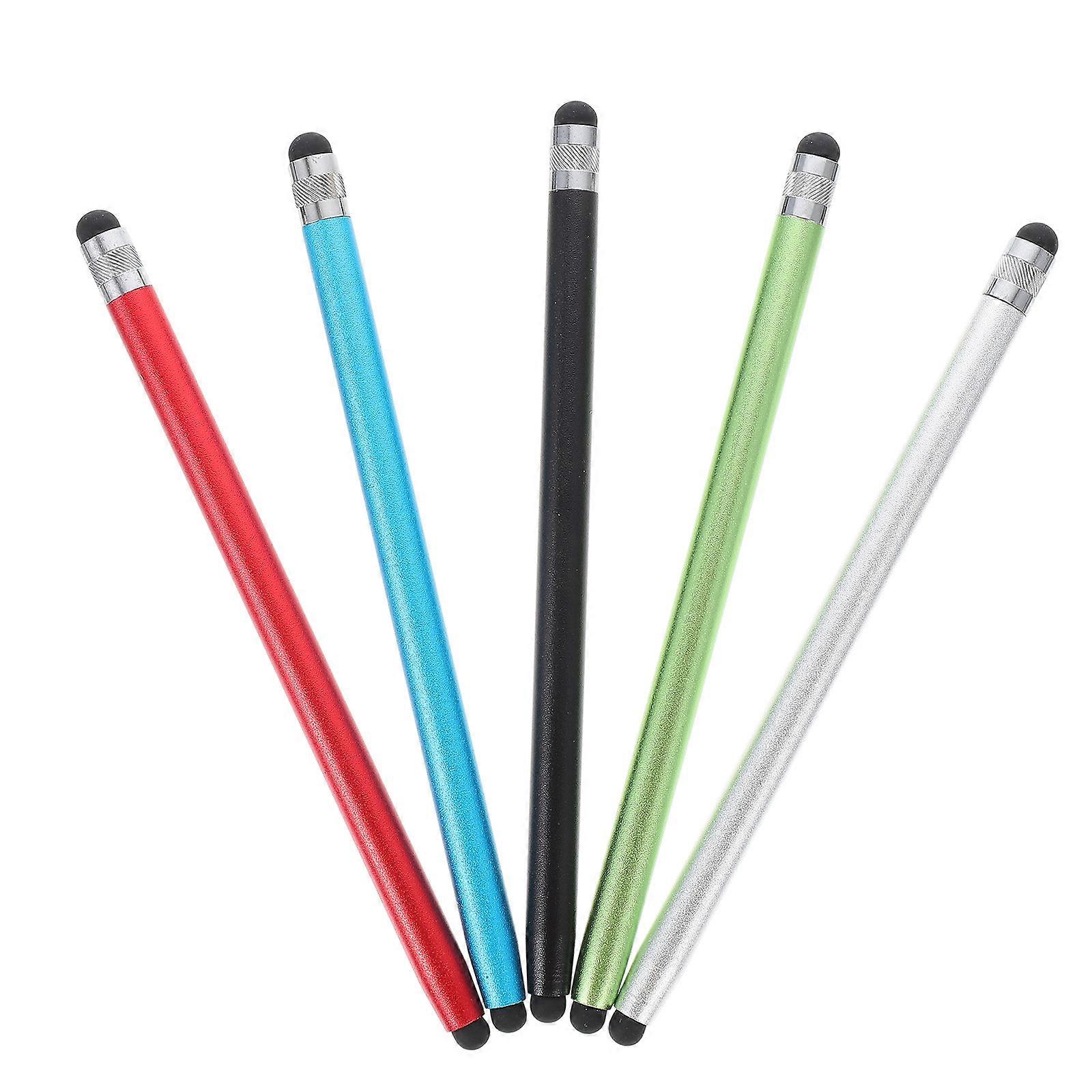 5pcs Multi Function Capacitive Stylus Pen for Tablets and Smartphones – Smooth Writing and Drawing Tool, Lightweight Design