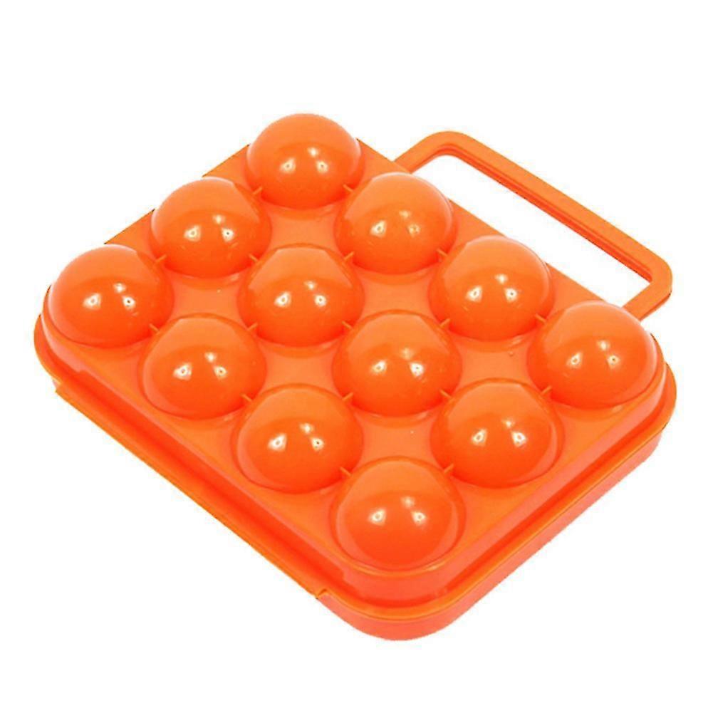 Egg Storage Box Food Grade Waterproof ABS Multiple Grids Egg Container for Camping