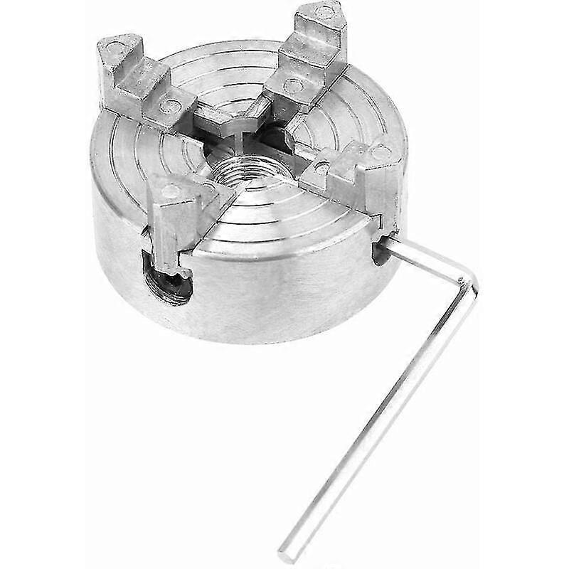 4 Jaw Lathe Chuck Heavy Duty Zinc Alloy Wood Turning Collet Micro Metal Turning Lathe Part