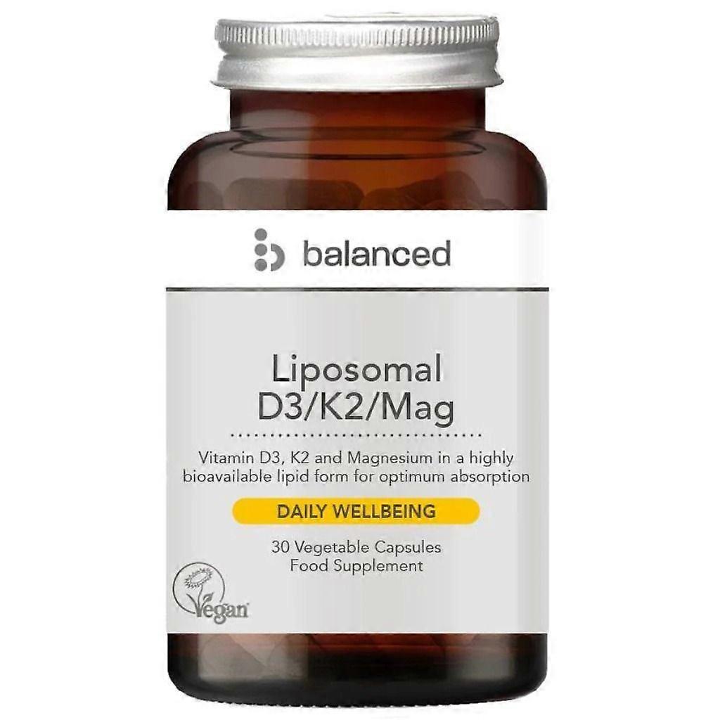 Balanced Liposomal D3/K2/Mag Capsules 30