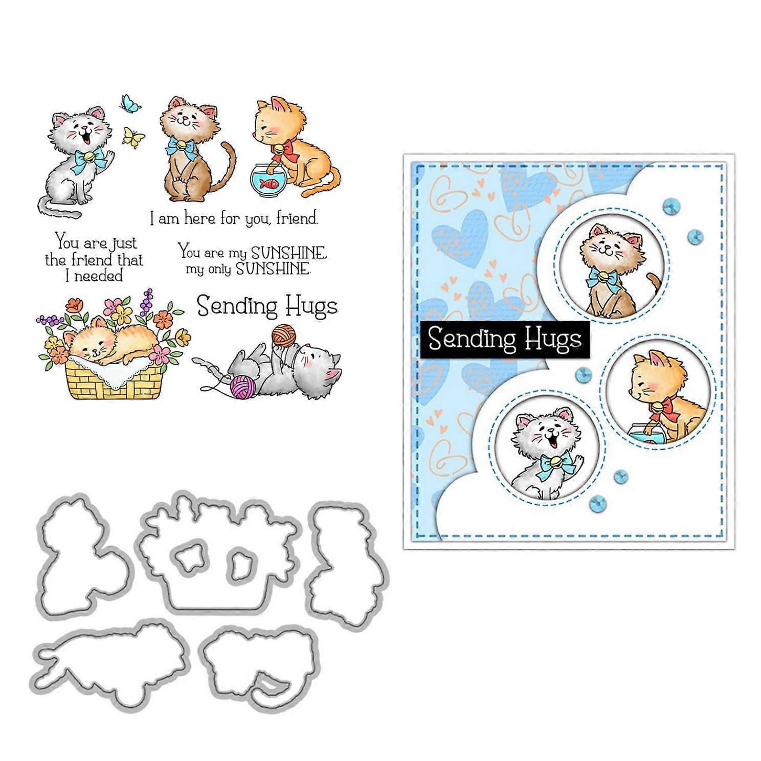 Clear Stamps And Dies For Card Making And Scrapbooking DIY Die Cut Templates Embossing Templates Decorative Paper