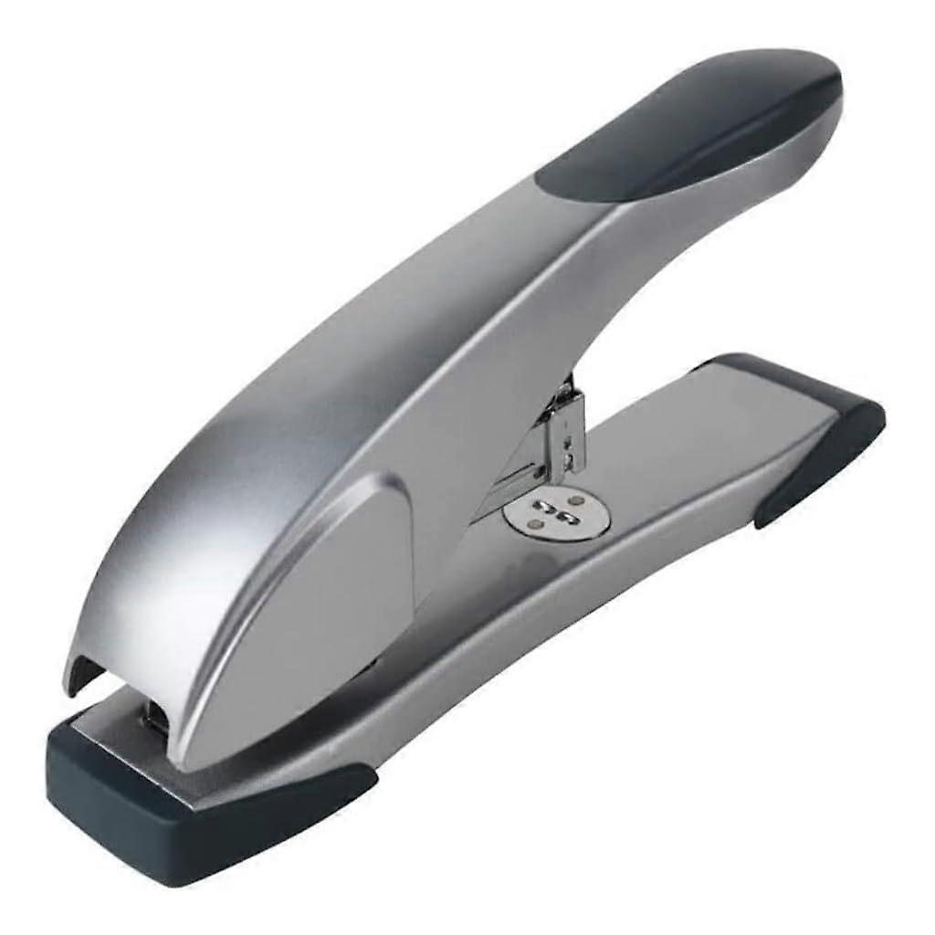 Cucitrice Portatile Heavy Duty Metallo Scrivania Cucitrice Multifunzionale Grande 60 Fogli (Argento)