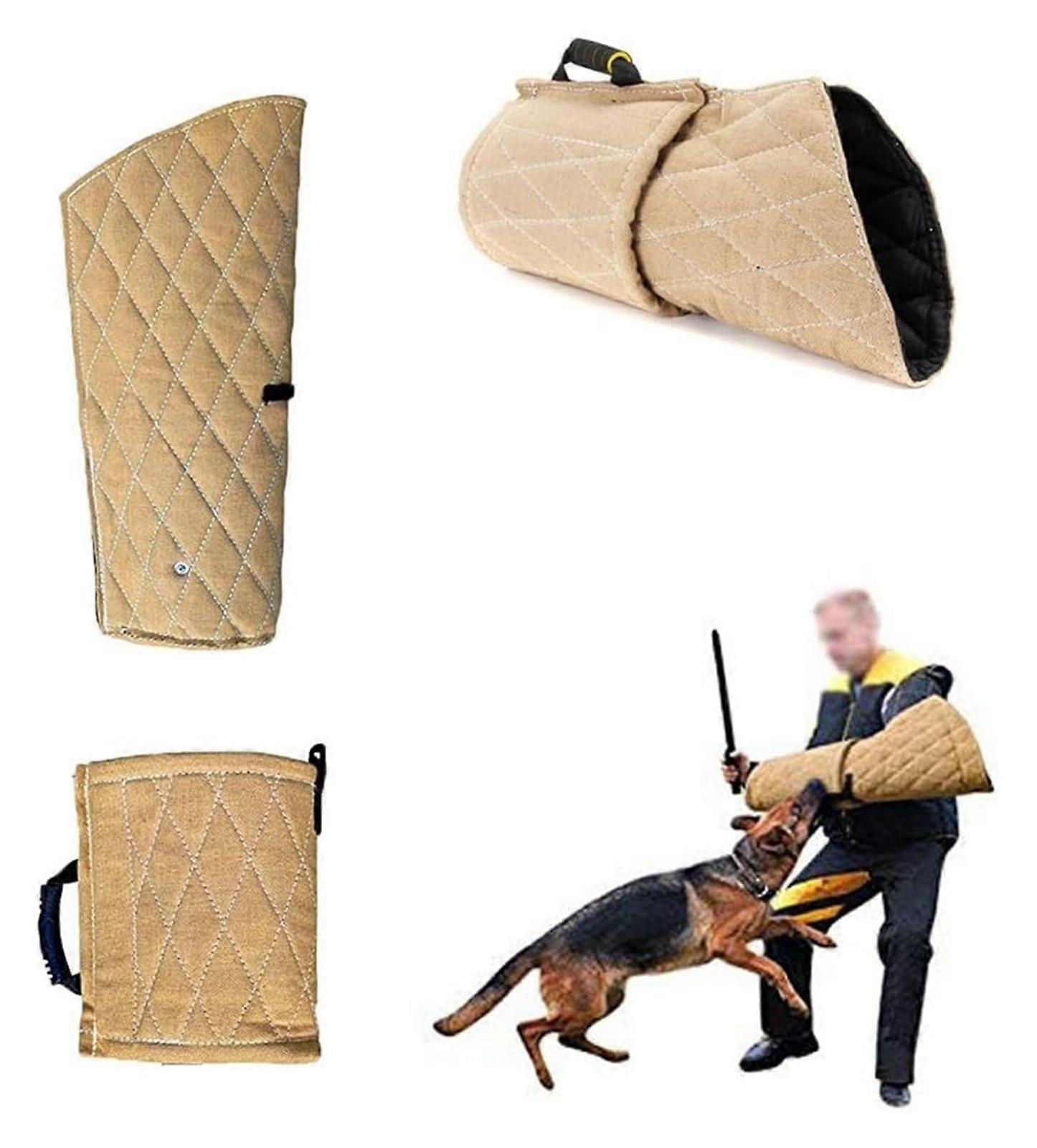 Dog Bite Sleeve, Double-Layer Dog Training Protection, Durable Bite Arm for Training, Canine Training Tool