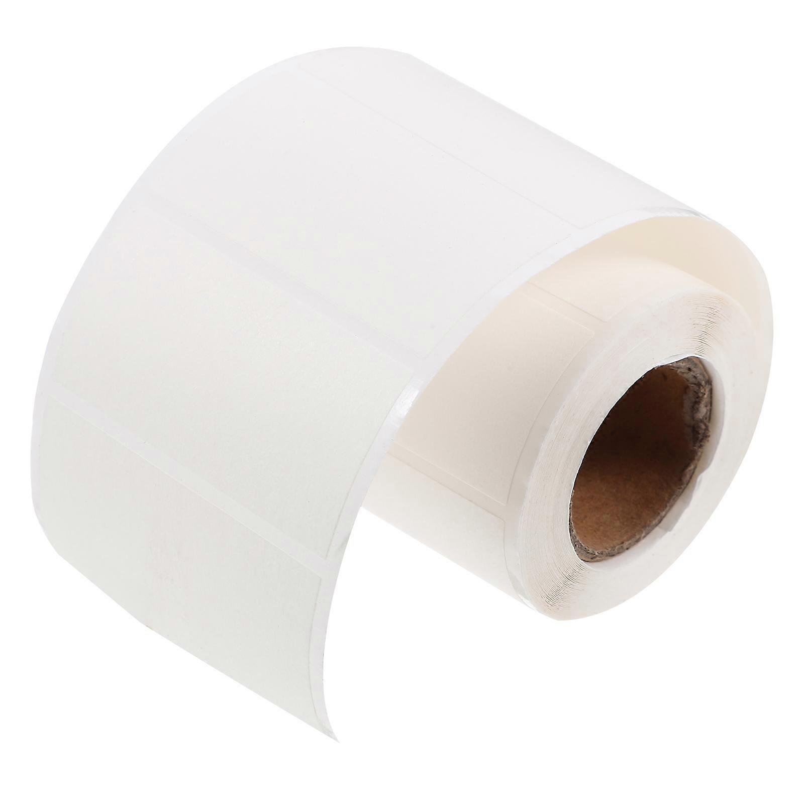 1 Roll Removable Adhesive Blank Food Labels Stickers for Freezer Writable Container Tags Jars Meal Prep Storage Organization