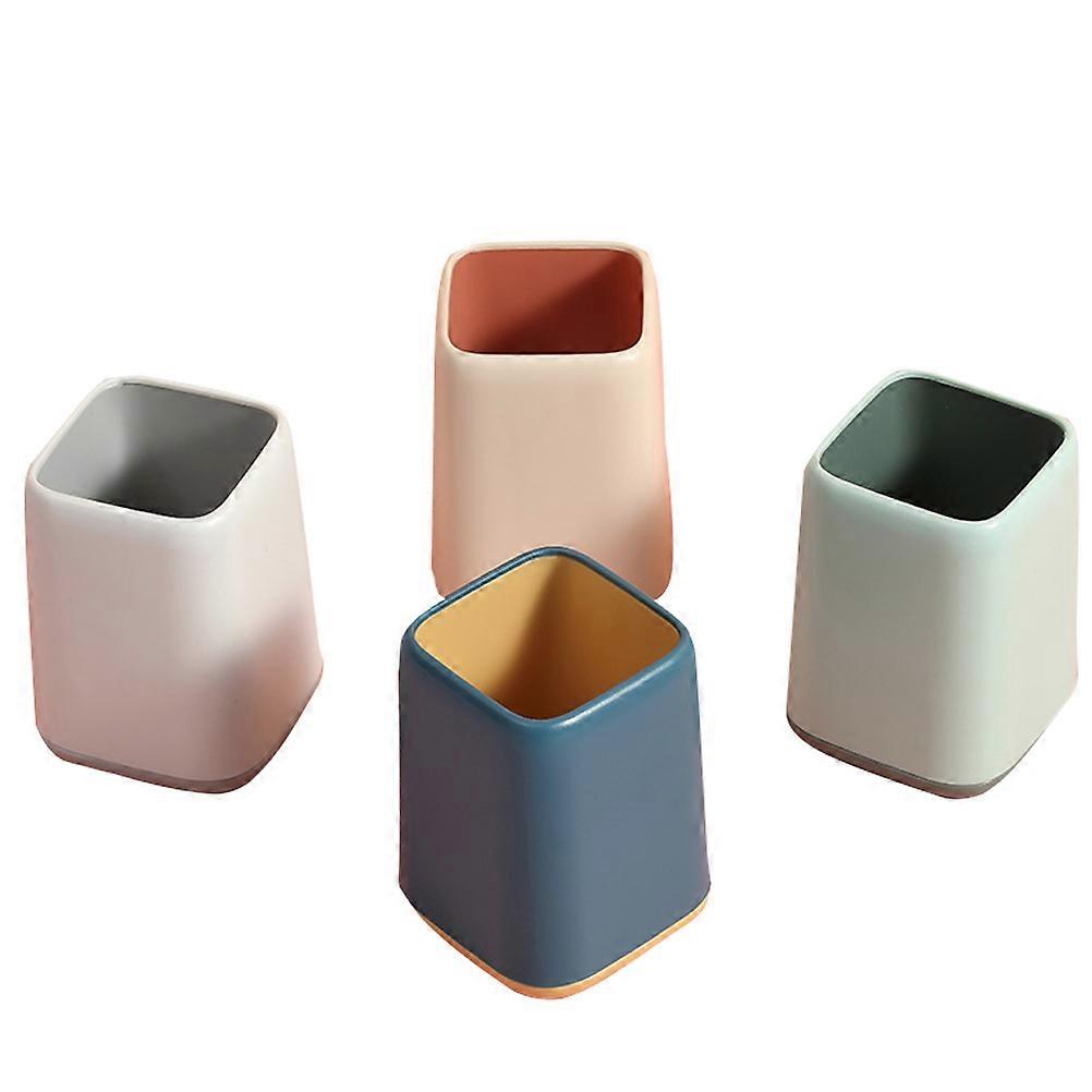 Stationary Organizer Multi-Function Storage Container Decoration 4.3×3.1×2.8in 4Pcs